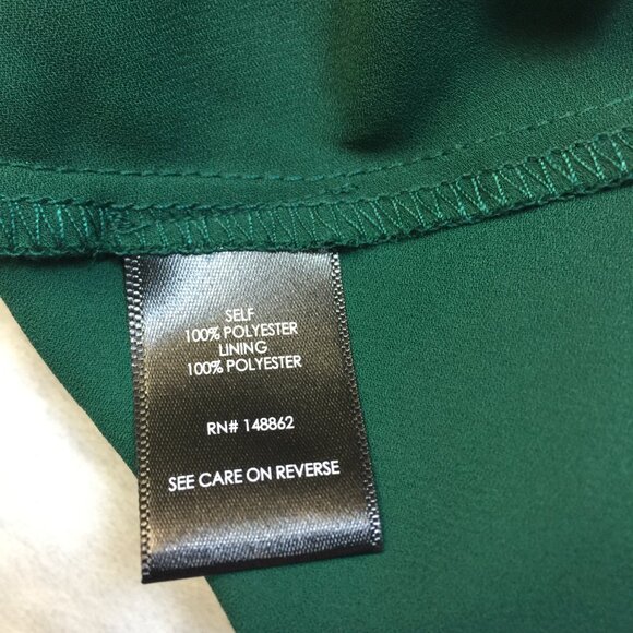 Torrid Swing Cami Tank Top Size 1X Womans Plus Green Chiffon Keyhole Lined - Picture 5 of 13